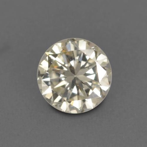 Diamant Champagne naturelle Coupe roude, 0.13 ct, VVS-VS
