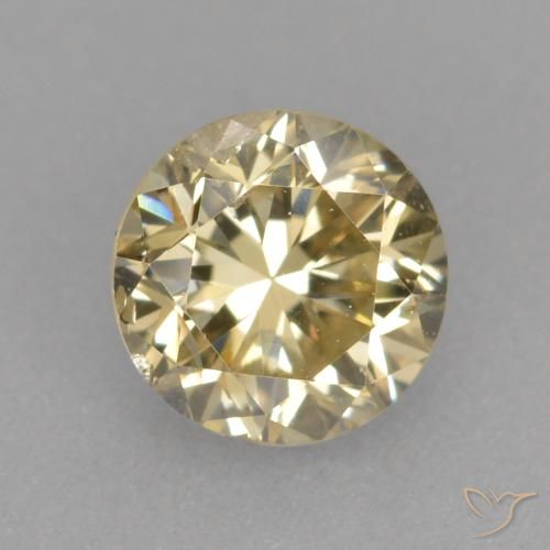 0.36ct Naturel Champagne Diamant, Tour, VS-SI