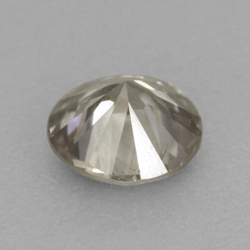 Diamant Gris très clair naturelle Coupe roude, 0.16 ct, VS