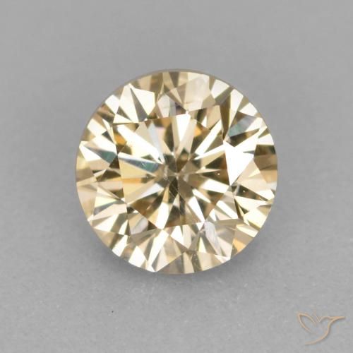 0.31ct Naturel Cognac Diamant, Tour, VS