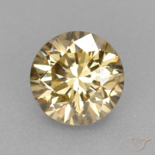 0.25ct Naturel champagne Diamant, Tour, VS