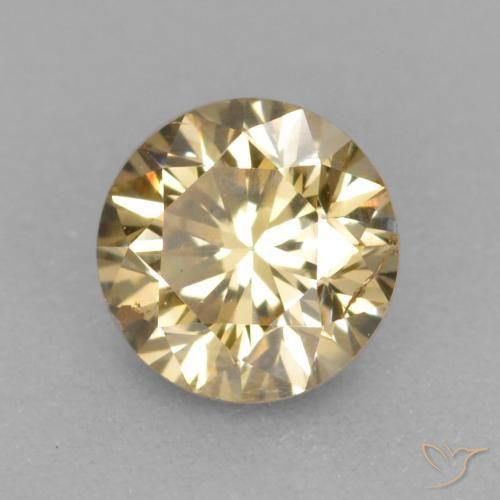 Diamant champagne naturelle Tour, 0.25 ct, VS
