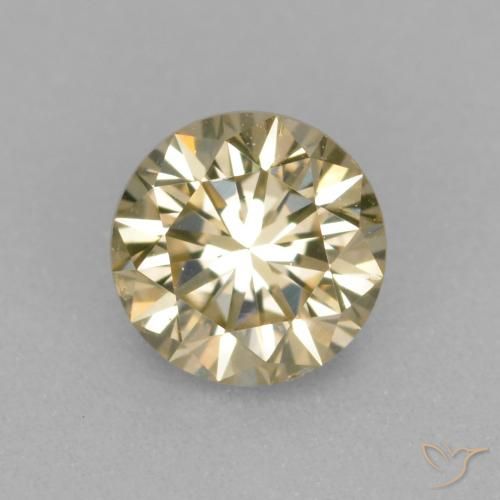 0.36ct Naturel Champagne Diamant, Tour, VS