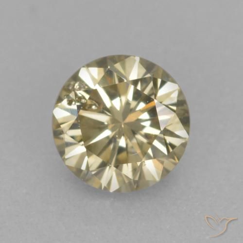 0.20ct Naturel Champagne Diamant, Tour, VS