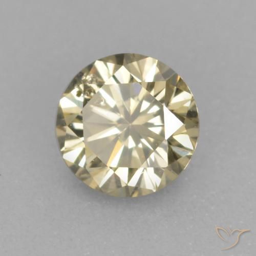 Diamant Champagne naturelle Tour, 0.20 ct, VS