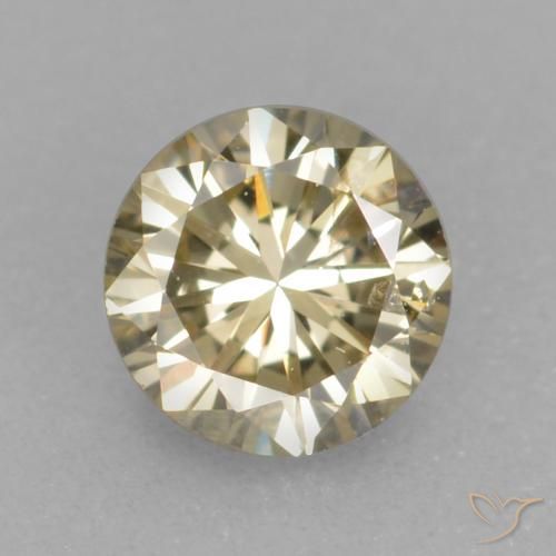 0.17ct Naturel Champagne Diamant, Tour, VS