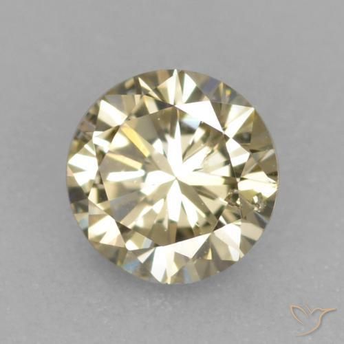 Diamant Champagne naturelle Tour, 0.17 ct, VS