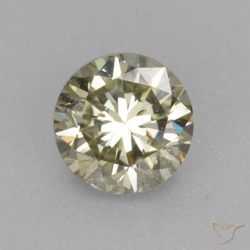 0.27ct Naturel Medium Light-Yellow Diamant, Tour, VS