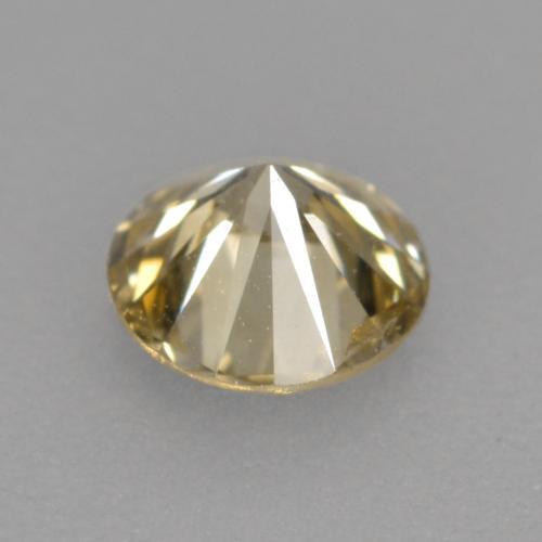 Diamant marron naturelle coupe roude, 0,30 ct, VVS-VS