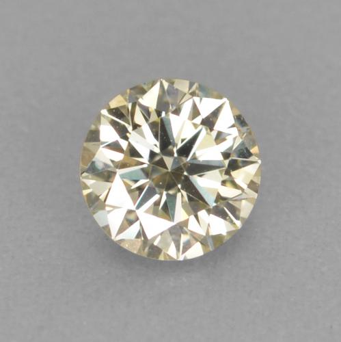 Diamant Champagne naturelle Coupe roude, 0.11 ct, VVS-VS