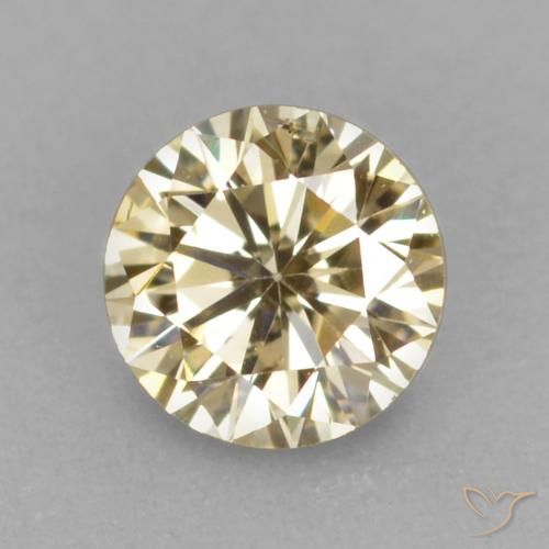 0.18ct Naturel Cognac Diamant, Tour, VVS-VS