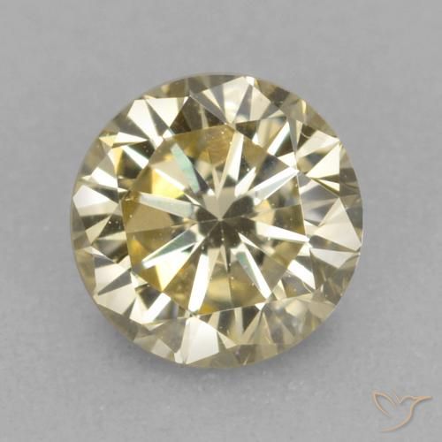 0.21ct Naturel Brun moyen Diamant, Tour, VVS-VS