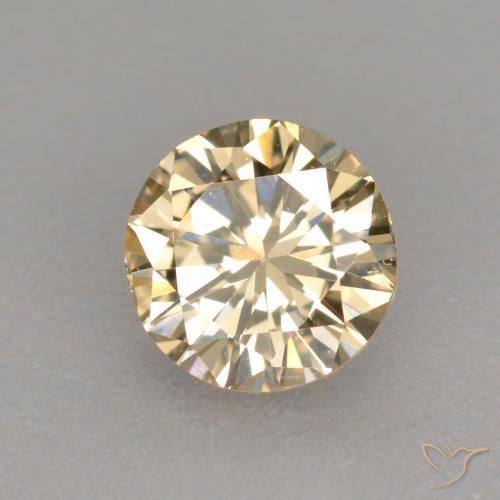 Diamant Marron doré très clair naturelle Tour, 0.25 ct, VS-SI