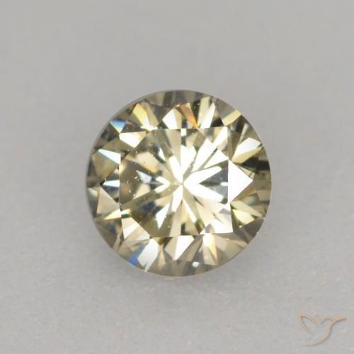 0.23ct Naturel Cognac Diamant, Tour, VVS-VS