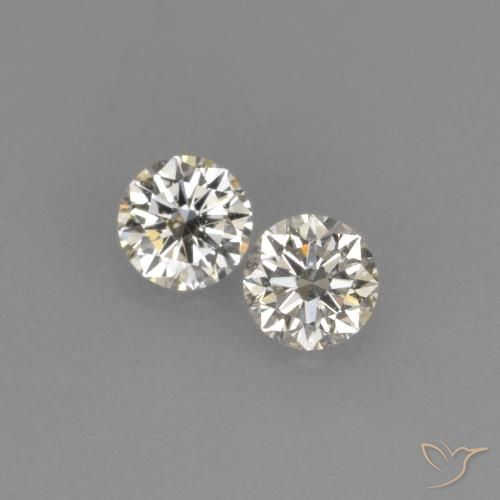 0.14ctw Naturel L Diamant, Tour, VVS-VS