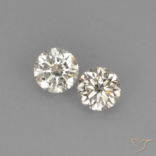 0.17ctw Naturel L Diamant, Tour, VVS-VS