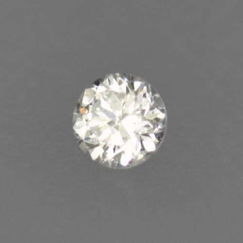 Diamant blanc naturelle coupe roude, 0,01 ct, VS