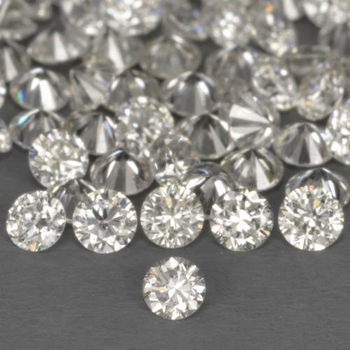 Diamant Blanc chaud naturelle Tour, 0.01 ct, VS-SI