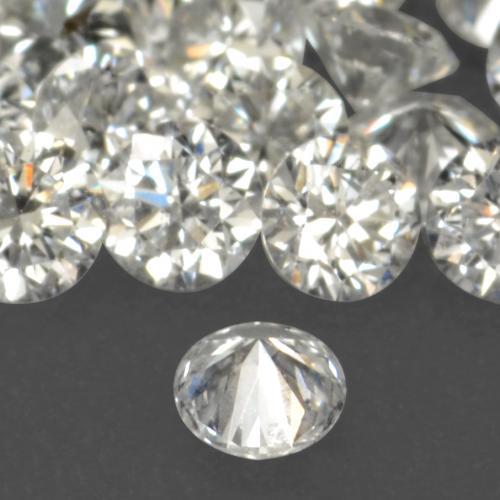 Diamant blanc naturelle coupe roude, 0,02 ct, VS-SI