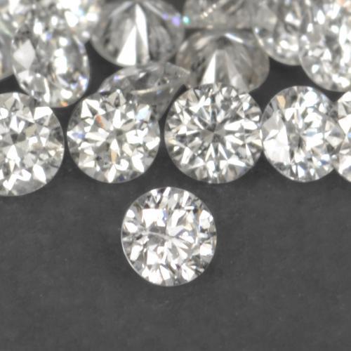Achetez naturel 0.03ct Blanc chaud Diamant gems, Coupe roude, En provenance Brésil chez GemSelect. En stock, livraison internationale!