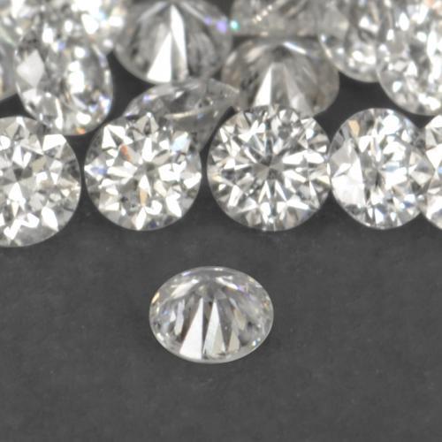 Achetez naturel 0.03ct Blanc chaud Diamant gems, Coupe roude, En provenance Brésil chez GemSelect. En stock, livraison internationale!