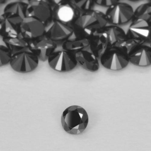 Diamant Noire naturelle Tour, 0.02 ct, Opaque