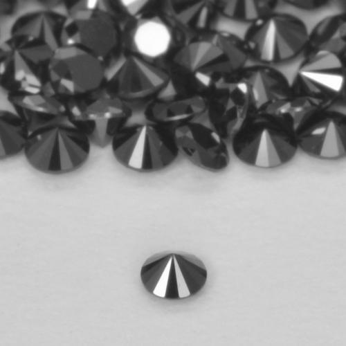 Diamant Noire naturelle Tour, 0.02 ct, Opaque