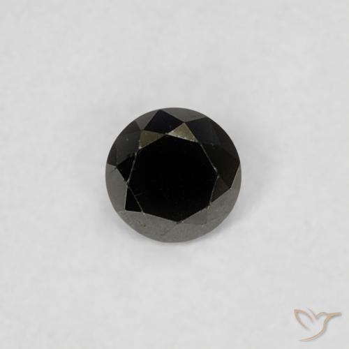0.09ct Naturel Noire Diamant, Tour, Opaque