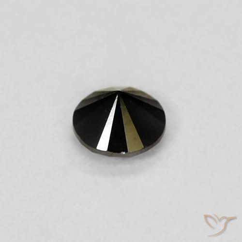 Diamant Noire naturelle Tour, 0.09 ct, Opaque
