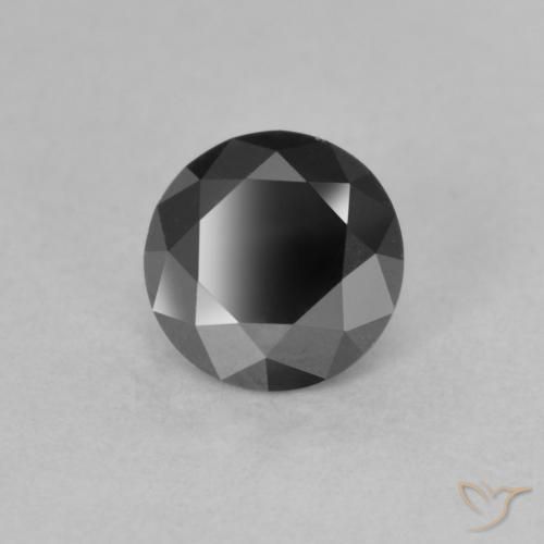 Diamant Noire naturelle Tour, 0.85 ct, Opaque