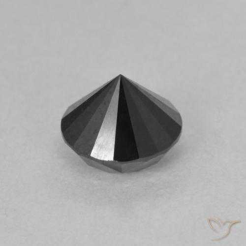 Diamant Noire naturelle Tour, 0.85 ct, Opaque