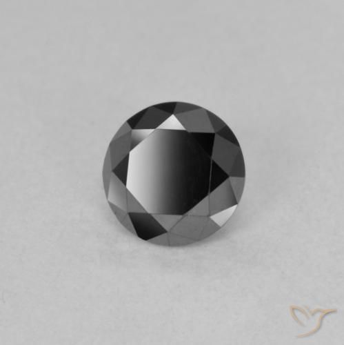Diamant Noire naturelle Tour, 0.55 ct, Opaque