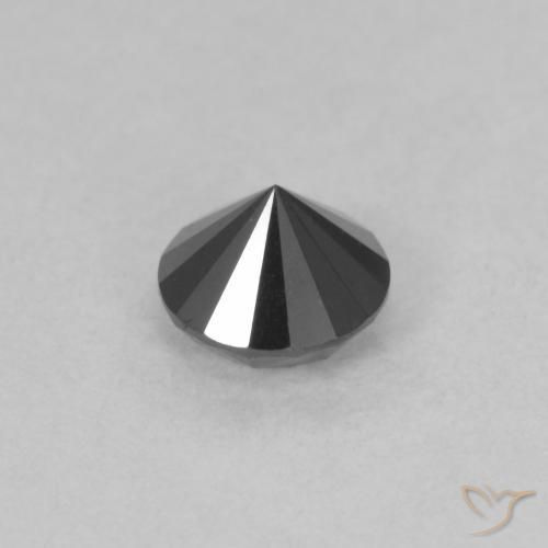 Diamant Noire naturelle Tour, 0.55 ct, Opaque