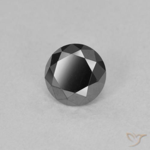 Diamant Noire naturelle Tour, 0.52 ct, Opaque
