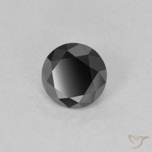 Diamant Noire naturelle Tour, 0.59 ct, Opaque