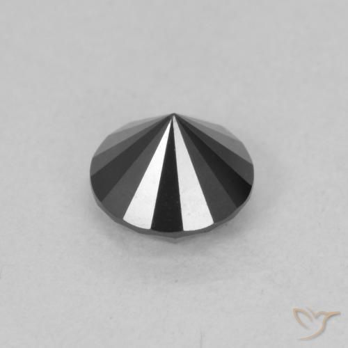 Diamant Noire naturelle Tour, 0.78 ct, Opaque