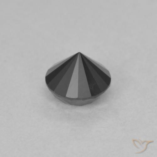 Diamant Noire naturelle Tour, 0.57 ct, Opaque
