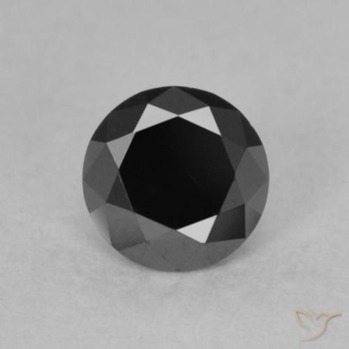 Diamant Noire naturelle Tour, 0.59 ct, Opaque