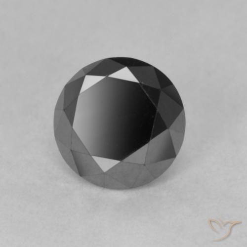 Diamant Noire naturelle Tour, 0.85 ct, Opaque