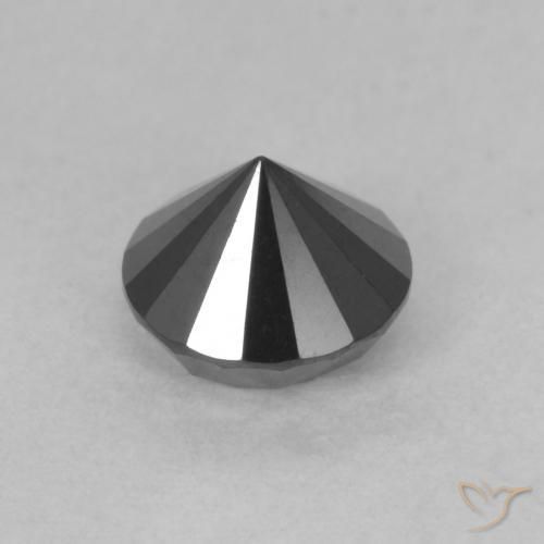 Diamant Noire naturelle Tour, 0.85 ct, Opaque