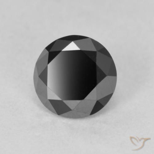 Diamant Noire naturelle Tour, 0.80 ct, Opaque