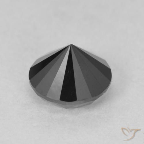 Diamant Noire naturelle Tour, 0.91 ct, Opaque