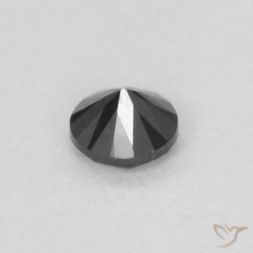 Diamant Noire naturelle Tour, 0.04 ct, Opaque