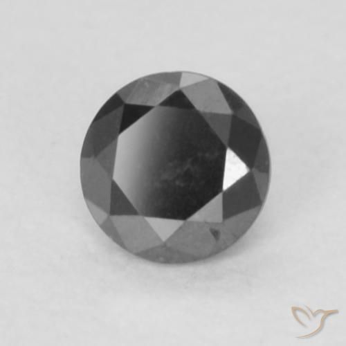 Diamant Noire naturelle Tour, 0.09 ct, Opaque