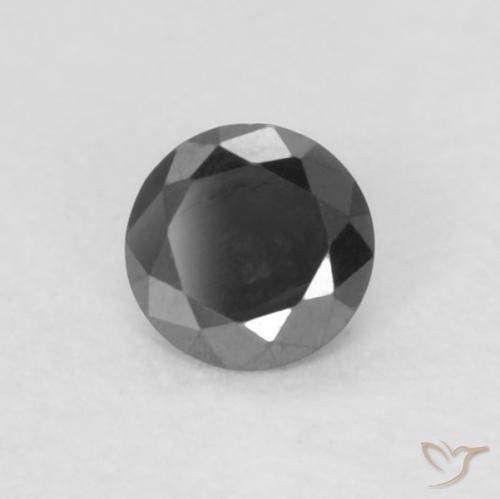 Diamant Noire naturelle Tour, 0.06 ct, Opaque