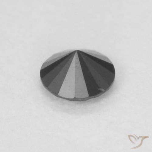 Diamant Noire naturelle Tour, 0.06 ct, Opaque