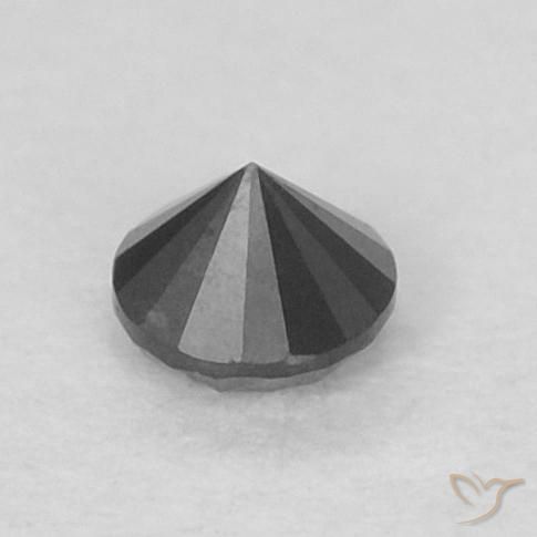 Diamant Noire naturelle Tour, 0.05 ct, Opaque