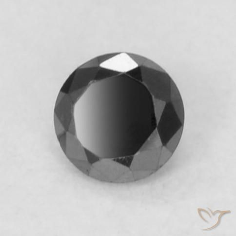 Diamant Noire naturelle Tour, 0.04 ct, Opaque