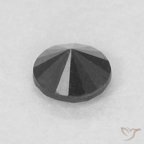 Diamant Noire naturelle Tour, 0.04 ct, Opaque