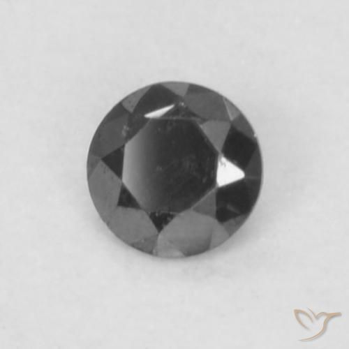 Diamant Noire naturelle Tour, 0.05 ct, Opaque